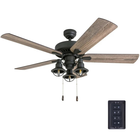 Flash Sale ✨ The Gray Barn Stormy Grain Aged Bronze 52-inch LED Ceiling Fan 🤩 6 Flash Sale ✨ The Gray Barn Stormy Grain Aged Bronze 52-inch LED Ceiling Fan 🤩 - Image 4