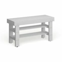 New 🥰 The Gray Barn Waggoner Solid Wood 👟 Shoe Bench White 😍 -The Gray Barn Shop unnamed file 2618