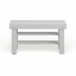 New 🥰 The Gray Barn Waggoner Solid Wood 👟 Shoe Bench White 😍 -The Gray Barn Shop unnamed file 2619