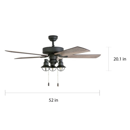 Flash Sale ✨ The Gray Barn Stormy Grain Aged Bronze 52-inch LED Ceiling Fan 🤩 9 Flash Sale ✨ The Gray Barn Stormy Grain Aged Bronze 52-inch LED Ceiling Fan 🤩 - Image 7