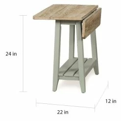 Wholesale ⭐ The Gray Barn Rectory Wood Drop Leaf End Table Cottage Blue/acorn 😀 -The Gray Barn Shop unnamed file 2667