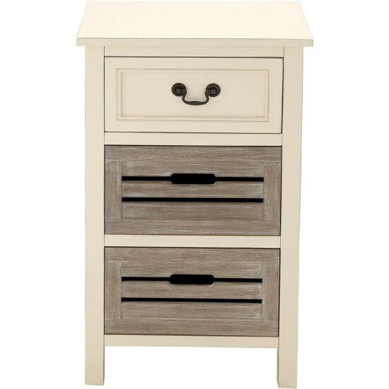 Best Sale π The Gray Barn Miranda 3-drawer Solid Wood Two-tone Nightstand 𧨠4 Best Sale π The Gray Barn Miranda 3-drawer Solid Wood Two-tone Nightstand 𧨠- Image 2