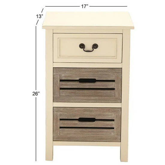 Best Sale π The Gray Barn Miranda 3-drawer Solid Wood Two-tone Nightstand 𧨠7 Best Sale π The Gray Barn Miranda 3-drawer Solid Wood Two-tone Nightstand 𧨠- Image 5