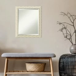 Best deal 🥰 The Gray Barn Wilset Cape Cod White Wash Wood Wall Mirror ⭐ -The Gray Barn Shop unnamed file 2715