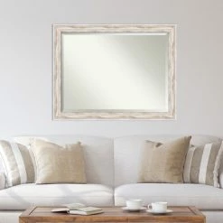 Best Sale 👍 The Gray Barn Autumn Avenue Oversized Large White Wash Bathroom Mirror - 35.12 X 45.12 X 1.971 Inches Deep ✨ -The Gray Barn Shop unnamed file 2743
