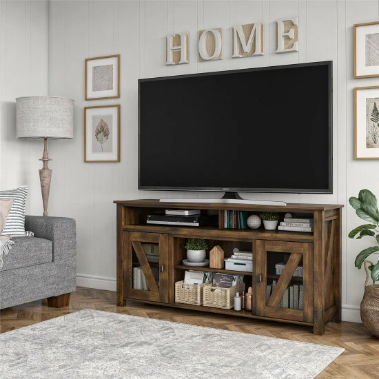 Buy 𧨠The Gray Barn Nettle Bank TV Stand For TVs Up To 60 Inches Rustic Brown π 3 Buy 𧨠The Gray Barn Nettle Bank TV Stand For TVs Up To 60 Inches Rustic Brown π
