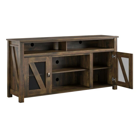 Buy 𧨠The Gray Barn Nettle Bank TV Stand For TVs Up To 60 Inches Rustic Brown π 6 Buy 𧨠The Gray Barn Nettle Bank TV Stand For TVs Up To 60 Inches Rustic Brown π - Image 4