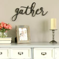 Top 10 🔥 The Gray Barn Jartop Black 'Gather' Script Wall Decor 💯 -The Gray Barn Shop unnamed file 2794