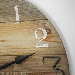 Coupon 🛒 The Gray Barn Oversized Wood And Metal Wall Clock ⭐ -The Gray Barn Shop unnamed file 2814