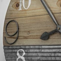 Coupon 🛒 The Gray Barn Oversized Wood And Metal Wall Clock ⭐ -The Gray Barn Shop unnamed file 2816