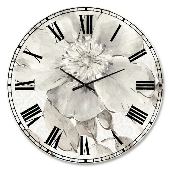 Hot Sale π― The Gray Barn Jartop 'Indigold Grey Peonies II' Farmhouse Oversized Metal Clock π 4 Hot Sale π― The Gray Barn Jartop 'Indigold Grey Peonies II' Farmhouse Oversized Metal Clock π - Image 2