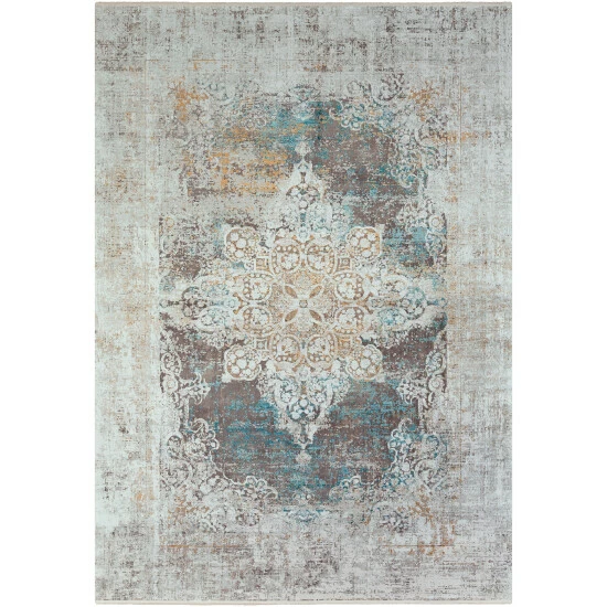 Budget π The Gray Barn Hummingbird Haven Vintage Medallion Area Rug Sky Blue π 7 Budget π The Gray Barn Hummingbird Haven Vintage Medallion Area Rug Sky Blue π - Image 5