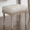 Buy 🥰 The Gray Barn Laurels Silver Check Upholstered Vanity Stool 🧨 -The Gray Barn Shop unnamed file 2865