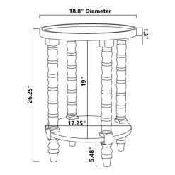 Wholesale 🔥 The Gray Barn Dullahan Road Distressed White And Natural Wood Round Accent Side End Table With Storage ✔️ -The Gray Barn Shop unnamed file 287