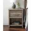 New ⭐ The Gray Barn Millicent Grey Oak Nightstand 🛒
