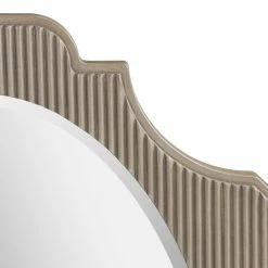 Best deal 👍 The Gray Barn Laurels Grey Cashmere Fluted Oval Vanity Mirror 🤩 -The Gray Barn Shop unnamed file 2926