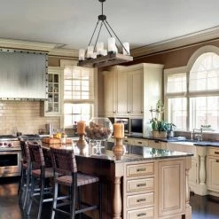 Cheap ❤️ The Gray Barn Farmhouse 8-Light Kitchen Island Rustic Wood Pendant Lights - 29.5"X 11.875"X 23.25" 💯 -The Gray Barn Shop unnamed file 2953