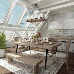 Cheap ❤️ The Gray Barn Farmhouse 8-Light Kitchen Island Rustic Wood Pendant Lights - 29.5"X 11.875"X 23.25" 💯 -The Gray Barn Shop unnamed file 2954