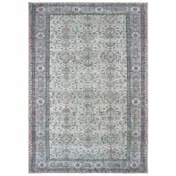 Budget 👍 The Gray Barn Dinky Creek Distressed Floral Ivory And Blue Area Rug Ivory/blue 😍