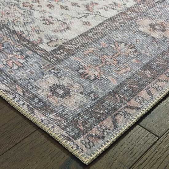 Budget π The Gray Barn Dinky Creek Distressed Floral Ivory And Blue Area Rug Ivory/blue π 5 Budget π The Gray Barn Dinky Creek Distressed Floral Ivory And Blue Area Rug Ivory/blue π - Image 3