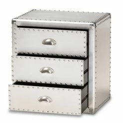 Best deal 👍 The Gray Barn Blackjack French Industrial Silver Metal 3-drawer Nightstand 😉 -The Gray Barn Shop unnamed file 3004