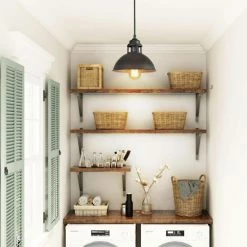 Brand new ⭐ The Gray Barn Farmhouse 1-Light Metal Dome Industrial Pendant Lights For Kitchen Island - D9" X H7.3" ✔️ -The Gray Barn Shop unnamed file 302