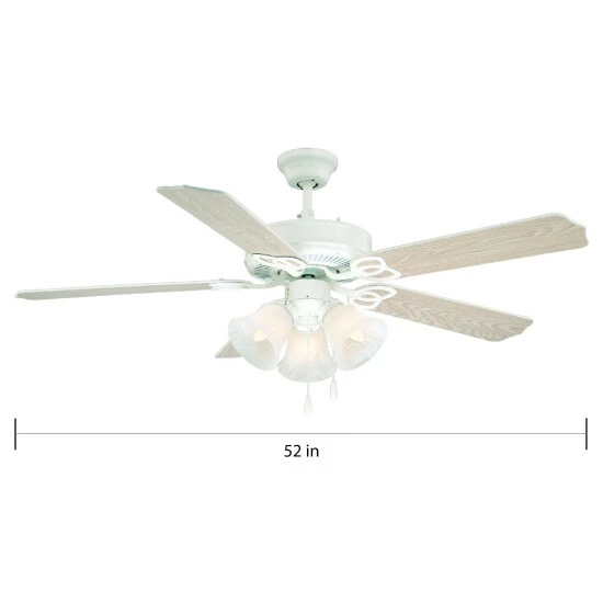 Cheap π The Gray Barn Leone 3-light White Ceiling Fan π 5 Cheap π The Gray Barn Leone 3-light White Ceiling Fan π - Image 3