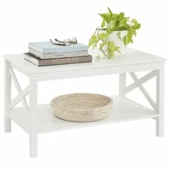 Best deal 🔥 The Gray Barn Xanadu Hill X-frame Two-tier Coffee Table With Shelf Black Walnut ✔️ -The Gray Barn Shop unnamed file 306