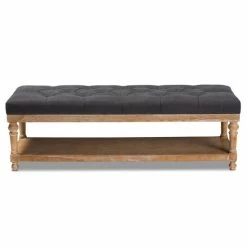 Discount ❤️ The Gray Barn Windy Ridge Modern And Rustic Storage Bench Charcoal 🔔 -The Gray Barn Shop unnamed file 3075