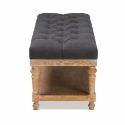 Discount ❤️ The Gray Barn Windy Ridge Modern And Rustic Storage Bench Charcoal 🔔 -The Gray Barn Shop unnamed file 3076