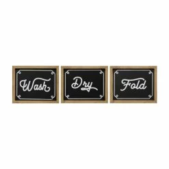 Best deal 😉 The Gray Barn Wash Dry Fold Wall Decor (Set Of 3) - 18.00W X 2.75D X 9.25H 💯