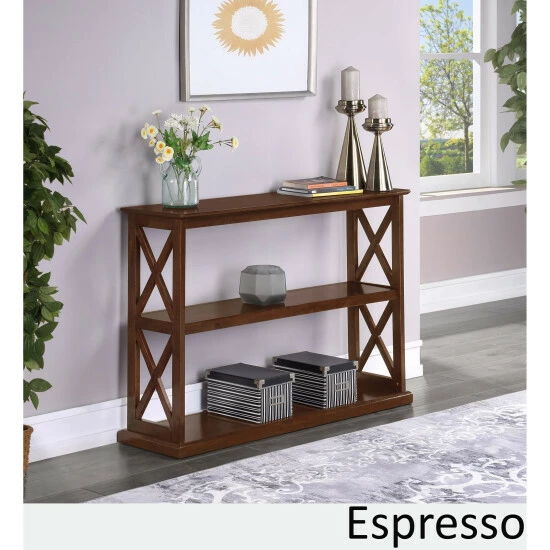 Hot Sale π The Gray Barn Cranesbill Deluxe 3 Tier Console Table Driftwood / White π 6 Hot Sale π The Gray Barn Cranesbill Deluxe 3 Tier Console Table Driftwood / White π - Image 4