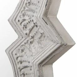 Flash Sale 🔥 The Gray Barn Wilset Distressed Whitewash Metal Wall Mirror - White - 34.25x34.25x2.25 ⭐ -The Gray Barn Shop unnamed file 3133