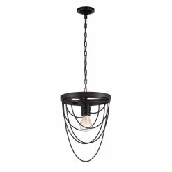 Best deal 🤩 The Gray Barn Peaceful Peregrine 1-light Mini Pendant With Black Finish 👏