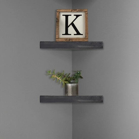 Top 10 𧨠The Gray Barn Ode Hill Black Rustic Wood Floating Corner Shelves (Set Of 2) β¨ 3 Top 10 𧨠The Gray Barn Ode Hill Black Rustic Wood Floating Corner Shelves (Set Of 2) β¨