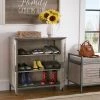 Wholesale 🎁 The Gray Barn Fauna Hill Grey Finish 👟 Shoe Storage Cabinet 👏
