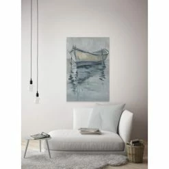 Best Pirce ⭐ The Gray Barn Handmade Gloomy Boat Print On Wrapped Canvas 🛒 -The Gray Barn Shop unnamed file 3465