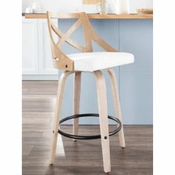 Best Sale 👏 The Gray Barn Charlotte Counter Stool (Set Of 2) Blue Fabric/white Washed Wood 🌟 -The Gray Barn Shop unnamed file 359