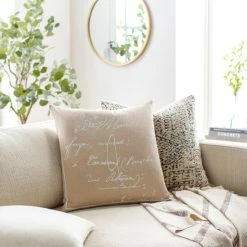 Hot Sale 🎁 The Gray Barn Red Rock 18-inch French Script Throw Pillow White 🌟 -The Gray Barn Shop unnamed file 3591