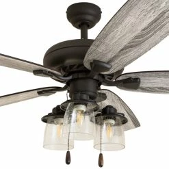Discount 👍 The Gray Barn Chevening 52-inch Coastal Indoor LED Ceiling Fan With Pull Chains 5 Reversible Blades - 52 ✔️ -The Gray Barn Shop unnamed file 3608