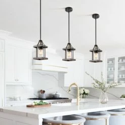 Flash Sale 🧨 The Gray Barn Modern Farmhouse 1-Light Metal Kitchen Island Pendant Light Cottage 🧨