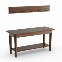 Outlet 🔥 The Gray Barn Rosings Wood And Metal Wall 🧥 Coat Hook With Bench Set 💯 -The Gray Barn Shop unnamed file 3630