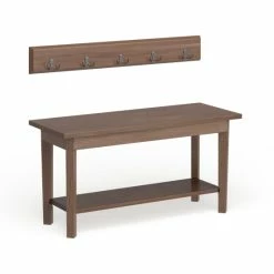 Outlet 🔥 The Gray Barn Rosings Wood And Metal Wall 🧥 Coat Hook With Bench Set 💯 -The Gray Barn Shop unnamed file 3633