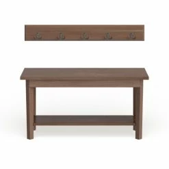 Outlet 🔥 The Gray Barn Rosings Wood And Metal Wall 🧥 Coat Hook With Bench Set 💯 -The Gray Barn Shop unnamed file 3634