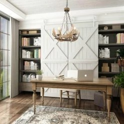 Top 10 🥰 The Gray Barn Windy Bracken Farmhouse Rustic Antler 3-Light Deer Chandelier - D19.7" * H19.7" ✔️ -The Gray Barn Shop unnamed file 3641