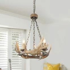 Top 10 🥰 The Gray Barn Windy Bracken Farmhouse Rustic Antler 3-Light Deer Chandelier - D19.7" * H19.7" ✔️ -The Gray Barn Shop unnamed file 3643