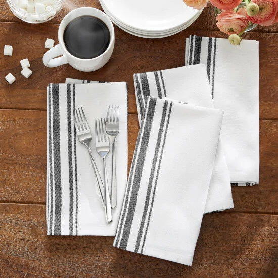 Brand new π― The Gray Barn Rachel Downs Homestead Stripe Napkins (Set Of 4) - 20x20 Blue/white βοΈ 3 Brand new π― The Gray Barn Rachel Downs Homestead Stripe Napkins (Set Of 4) - 20x20 Blue/white βοΈ