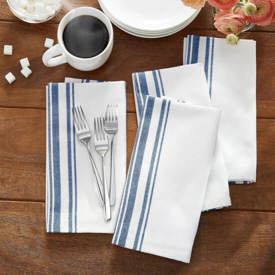 Brand new π― The Gray Barn Rachel Downs Homestead Stripe Napkins (Set Of 4) - 20x20 Blue/white βοΈ 5 Brand new π― The Gray Barn Rachel Downs Homestead Stripe Napkins (Set Of 4) - 20x20 Blue/white βοΈ - Image 3