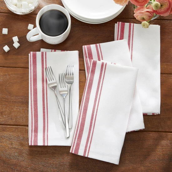 Brand new π― The Gray Barn Rachel Downs Homestead Stripe Napkins (Set Of 4) - 20x20 Blue/white βοΈ 6 Brand new π― The Gray Barn Rachel Downs Homestead Stripe Napkins (Set Of 4) - 20x20 Blue/white βοΈ - Image 4