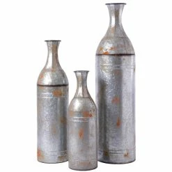 Top 10 💯 The Gray Barn Rustic Farmhouse Galvanized Metal Floor Vase Decoration 🤩